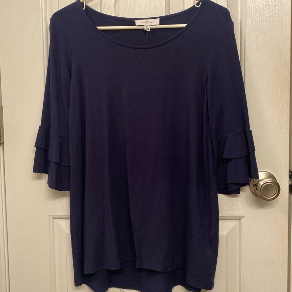 NWT New Directions Short Sleeve Blouse